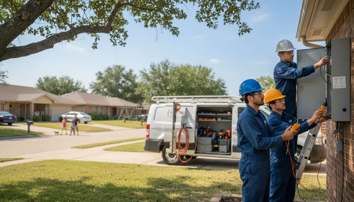 Certified electrician providing emergency electrical services in Mount Summit, IN